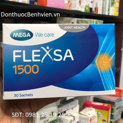 Thuốc bột pha hỗn dịch uống Flexsa 1500mg