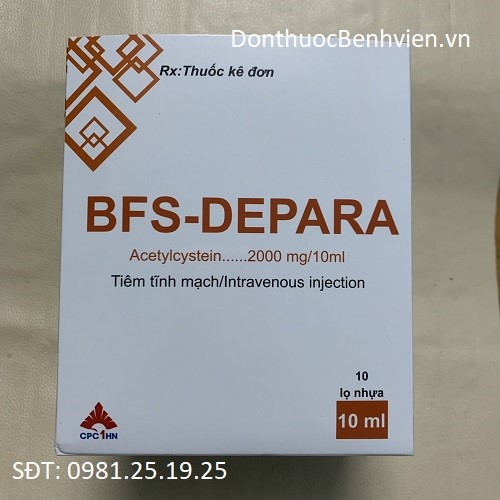Thuốc Bfs-Depara 2000mg/10ml - Tiêm tĩnh mạch