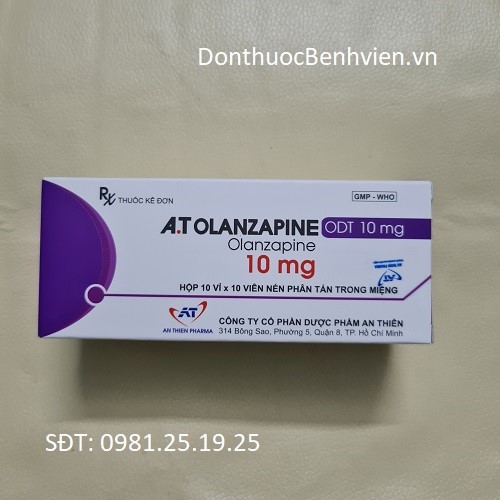 Thuốc A.T Olanzapine ODT 10mg