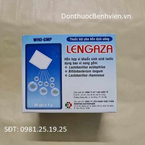 Thuốc bột pha hỗn dịch uống Lengaza