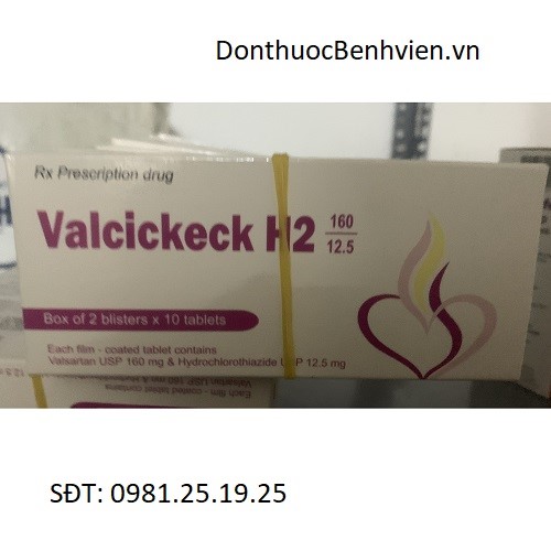 Thuốc Valcickeck H2 160mg/12.5mg