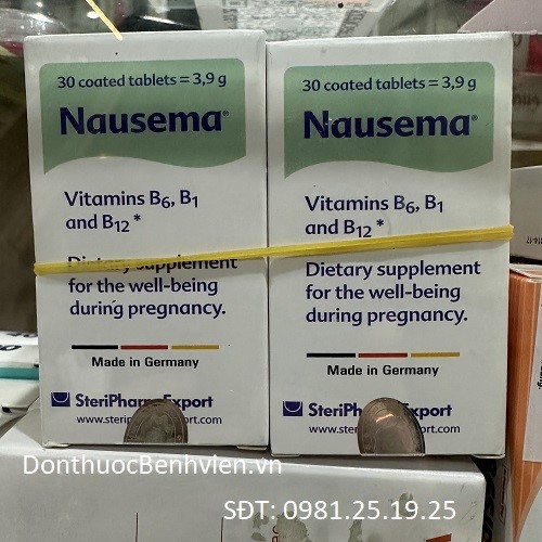 Viên uống giảm triệu chứng ốm nghén trong thai kỳ Nausema