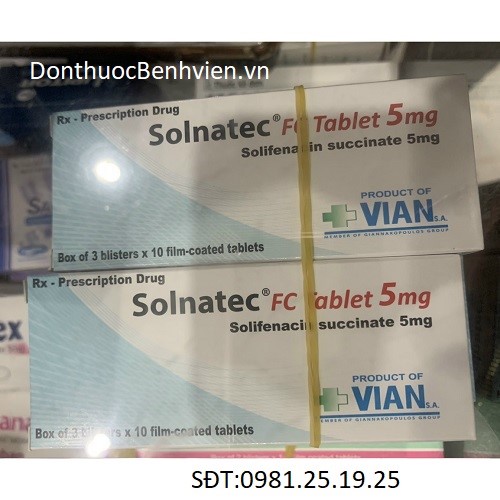 Viên uống Thuốc Solnatec FC Tablet 5mg