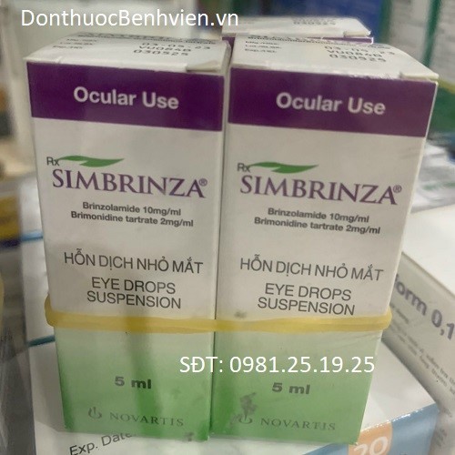 Hỗn dịch nhỏ mắt Thuốc Simbrinza 5ml