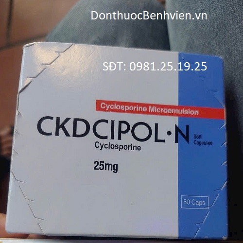 Viên nang mềm Thuốc CKDCIPOL N 25mg