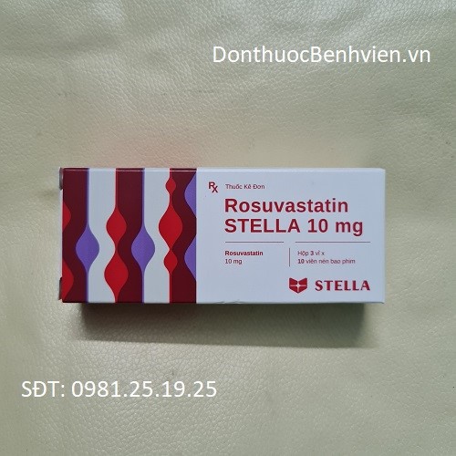 Viên uống Thuốc Rosuvastatin STELLA 10mg