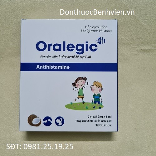 Hỗn dịch uống Thuốc Oralegic 5ml