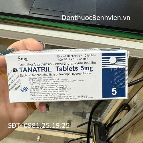 Viên nén Thuốc Tanatril Tablets 5mg