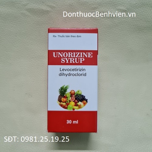 Dung dịch uống Thuốc Unorizine Syrup 30ml