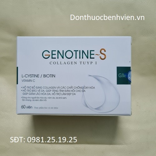 Viên uống Chống oxy hóa Genotine – S