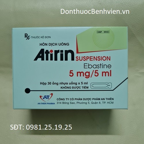 Thuốc Hỗn dịch uống Atirin Suspension 5ml
