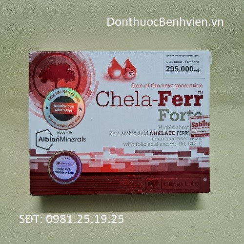 Viên uống Bảo vệ sức khỏe Chela Ferr Forte