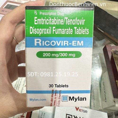 Viên uống Thuốc Ricovir-EM 200mg/300mg