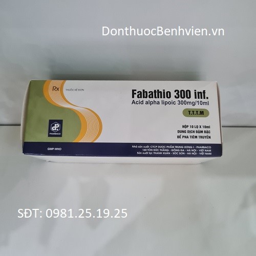 Dung dịch đậm đặc Thuốc Fabathio 300 Inf 10ml