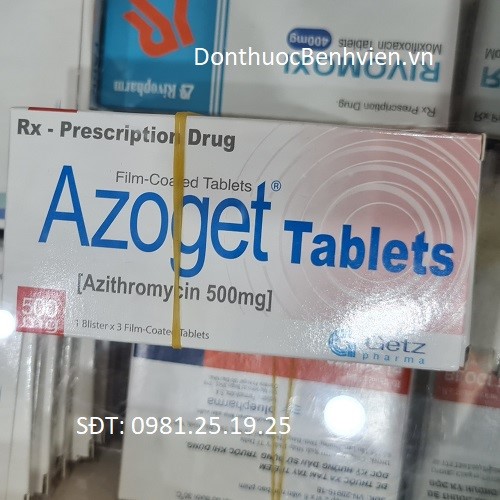 Viên uống Thuốc Azoget Tablets 500mg