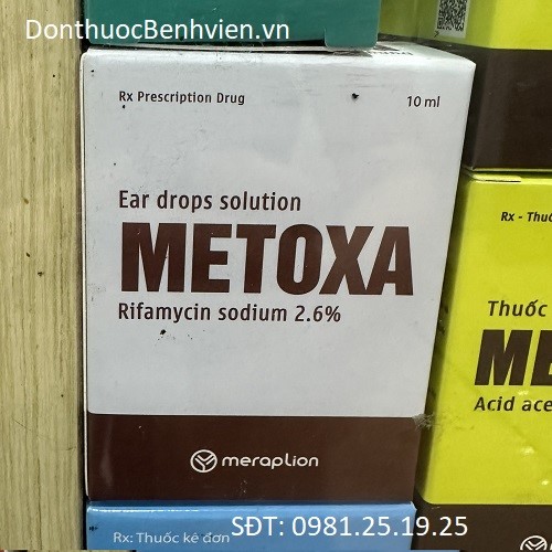 Thuốc Dung dịch nhỏ tai Metoxa 10ml
