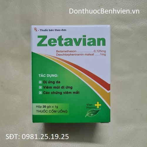 Gói Cốm uống Zetavian