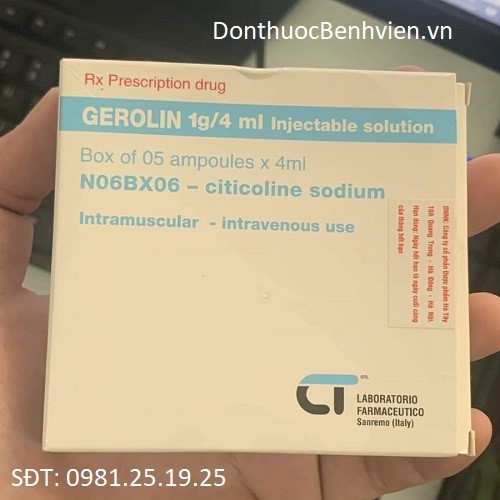 Dung dịch tiêm Thuốc Gerolin 1g/4ml