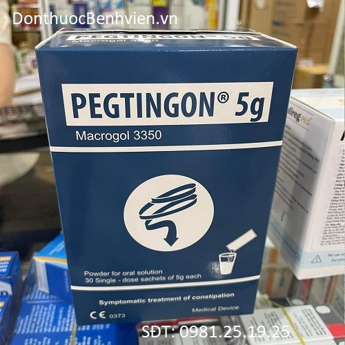 Bột pha dung dịch uống Pegtingon 5g