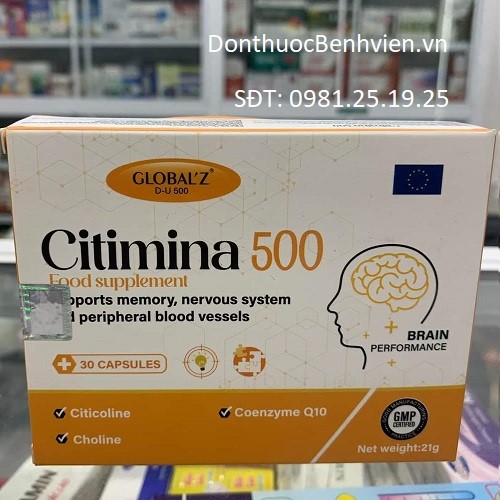 Viên uống bổ não Citimina 500
