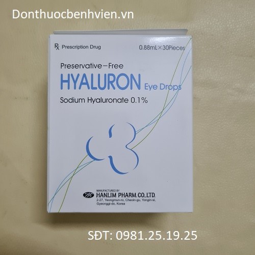 Thuốc Hyaluron Eye Drops - Dung dịch nhỏ mắt 0.88ml