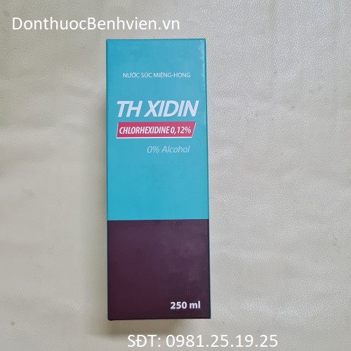 Dung dịch súc miệng Th Xidin Chlorhexidine 250ml