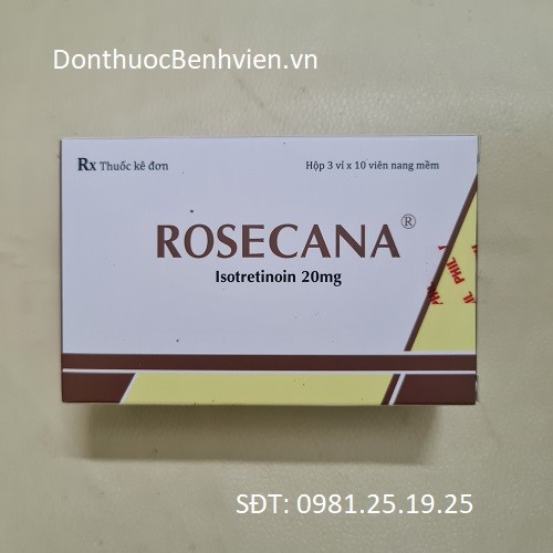 Viên nang mềm Thuốc Rosecana 20mg