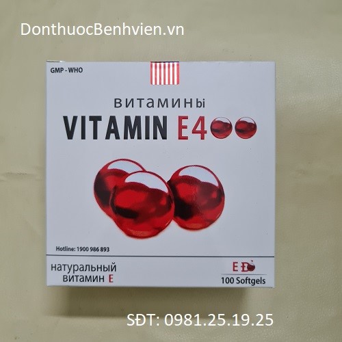 Viên uống Vitamin E400 Mediusa (E Đỏ)