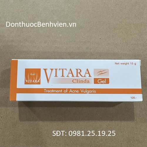 Thuốc điều trị mụn Vitara Clinda Gel 15g