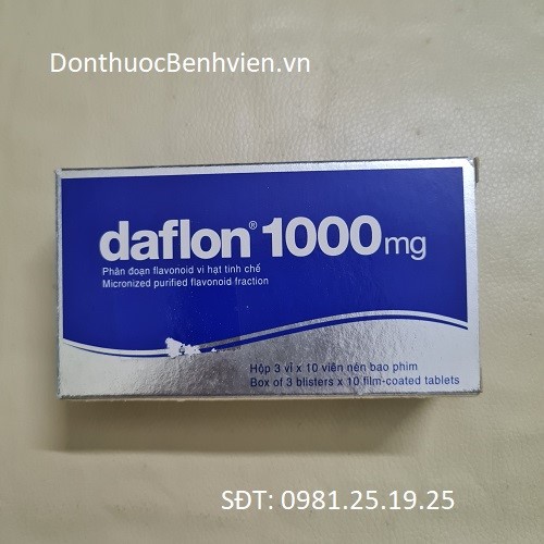 Viên nén bao phim Thuốc Daflon 1000mg