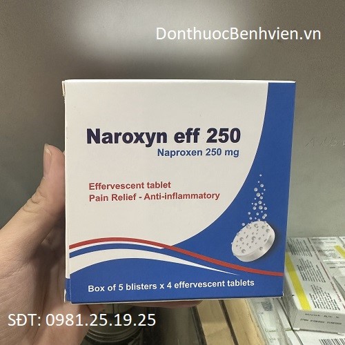 Viên sủi uống Thuốc Naroxyn Eff 250mg