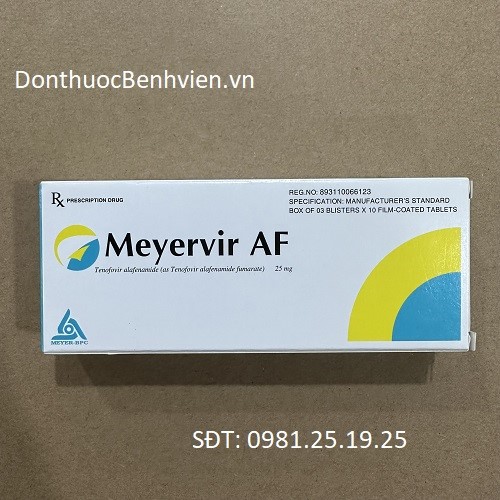 Viên uống Thuốc Meyervir AF 25mg