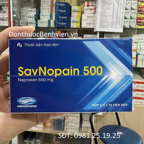 Viên nén Thuốc Savnopain 500mg