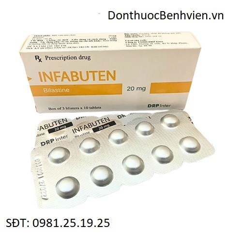 Viên uống Thuốc Infabuten 20mg