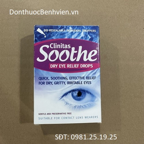 Dung dịch Nước mắt nhân tạo Clinitas Soothe