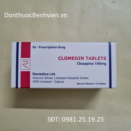 Viên nén Clomedin Tablets 100mg