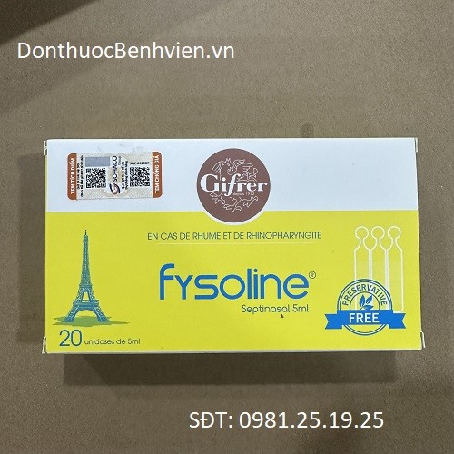 Dung dịch Rửa mũi Fysoline Septinasal 5ml