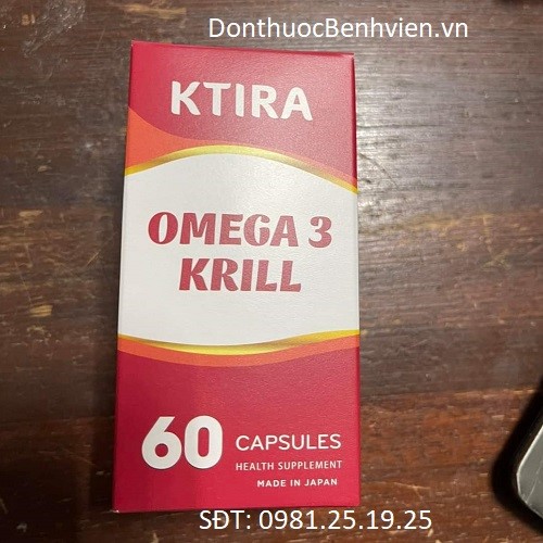 Viên uống bổ não Ktira omega 3 Krill