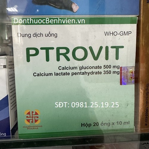 Dung dịch uống Thuốc Ptrovit 10ml