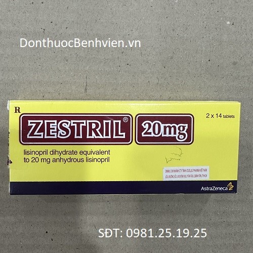 Viên uống Thuốc Zestril 20mg