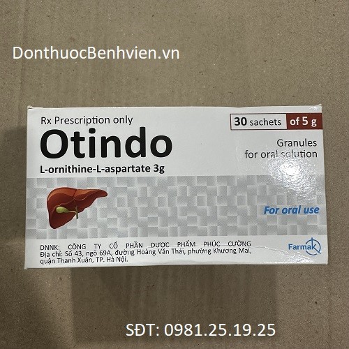 Bột pha uống Thuốc Otindo 3g