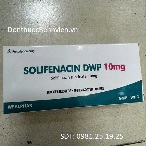 Viên uống Thuốc Solifenacin DWP 10mg