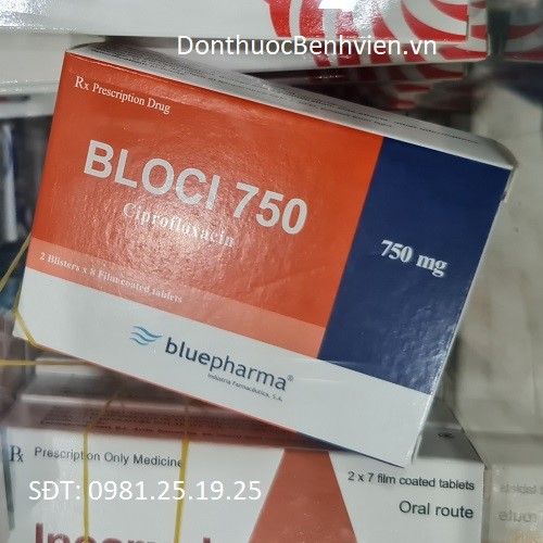 Viên nén bao phim Thuốc Bloci 750mg