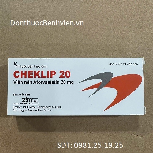 Viên nén Thuốc Cheklip 20mg