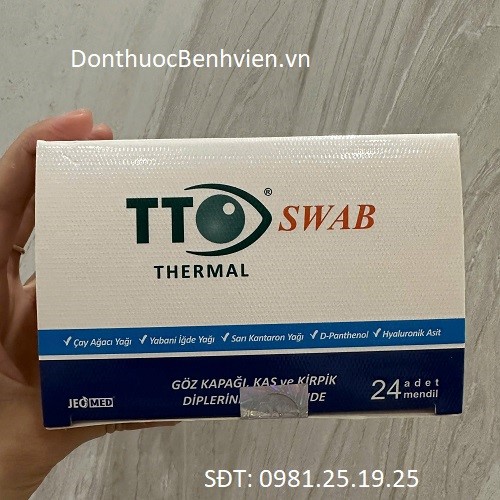 Gói TTO Thermal Swab – Dùng cho vùng mắt, mí mắt