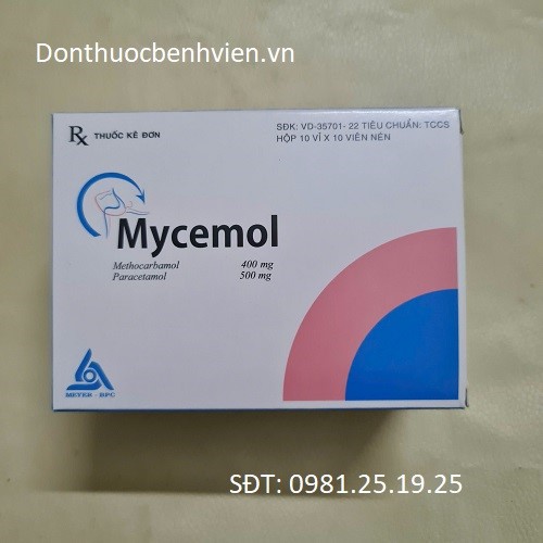 Viên nén Thuốc Mycemol 400mg/500mg