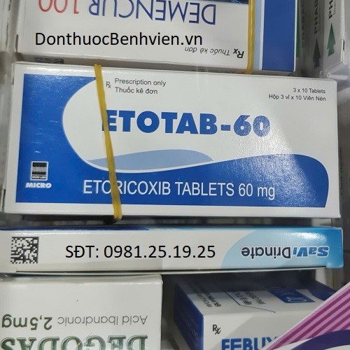 Viên nén Thuốc Etotab 60mg