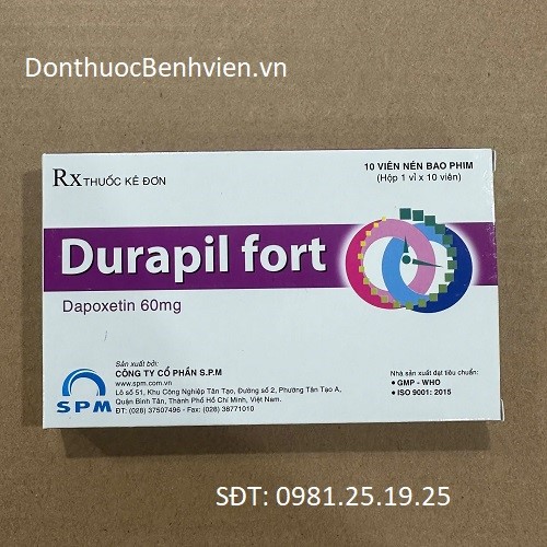 Viên nén bao phim Thuốc Durapil Fort 60mg