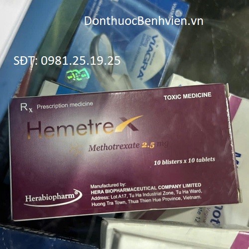 Viên uống Thuốc Hemetrex 2.5mg