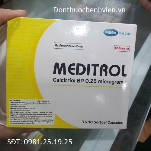 Viên nang mềm Thuốc Meditrol 0.25mcg